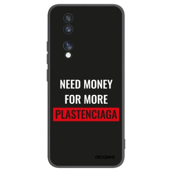 Picasee silikónový čierny obal pre Honor 70 - More PLASTENCIAGA