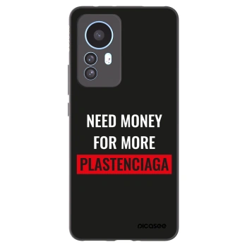 Picasee silikónový čierny obal pre Xiaomi 12T Pro - More PLASTENCIAGA
