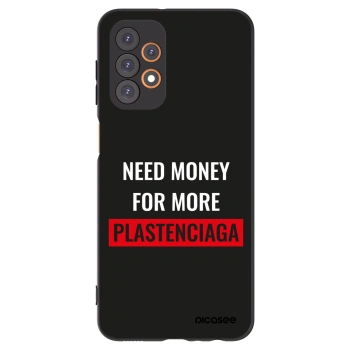 Picasee silikónový čierny obal pre Samsung Galaxy A23 A235F 4G - More PLASTENCIAGA