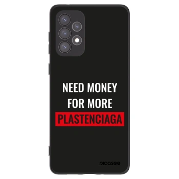 Picasee silikónový čierny obal pre Samsung Galaxy A73 5G - More PLASTENCIAGA