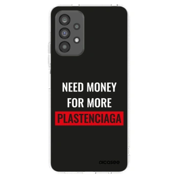 Picasee silikónový prehľadný obal pre Samsung Galaxy A73 5G - More PLASTENCIAGA