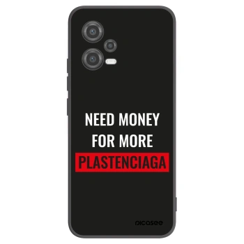 Picasee silikónový čierny obal pre Xiaomi Poco X5 - More PLASTENCIAGA