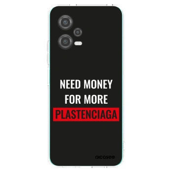 Picasee silikónový prehľadný obal pre Xiaomi Poco X5 - More PLASTENCIAGA