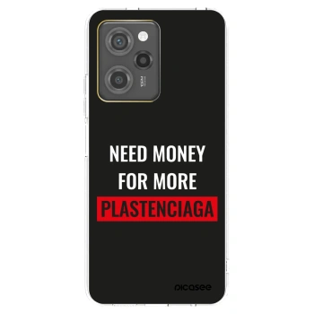Picasee silikónový čierny obal pre Xiaomi Poco X5 Pro - More PLASTENCIAGA
