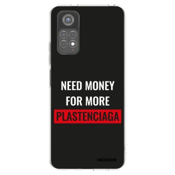 Picasee silikónový prehľadný obal pre Xiaomi Redmi Note 11S 5G - More PLASTENCIAGA