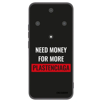 Picasee silikónový čierny obal pre Honor Magic5 Lite 5G - More PLASTENCIAGA