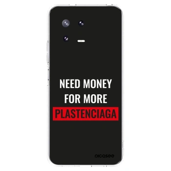 Picasee silikónový prehľadný obal pre Xiaomi 13 Pro - More PLASTENCIAGA