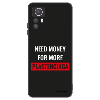 Picasee silikónový čierny obal pre Xiaomi Redmi Note 12S - More PLASTENCIAGA