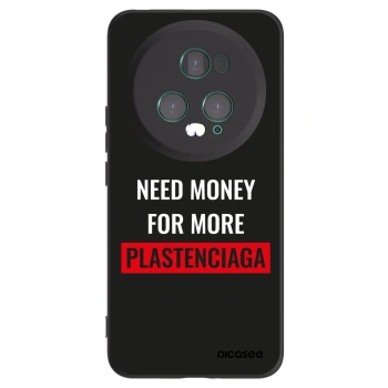 Picasee silikónový čierny obal pre Honor Magic5 Pro - More PLASTENCIAGA