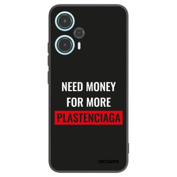 Picasee silikónový čierny obal pre Xiaomi Poco F5 - More PLASTENCIAGA