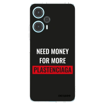 Picasee silikónový prehľadný obal pre Xiaomi Poco F5 - More PLASTENCIAGA
