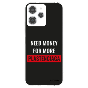 Picasee silikónový prehľadný obal pre Xiaomi Redmi 12 4G - More PLASTENCIAGA