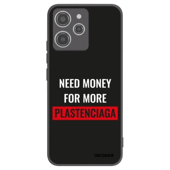 Picasee silikónový čierny obal pre Xiaomi Redmi 12 4G - More PLASTENCIAGA