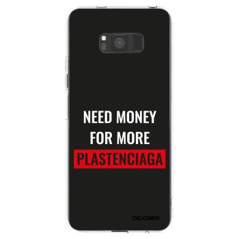 Picasee silikónový prehľadný obal pre Samsung Galaxy S8 G950F - More PLASTENCIAGA