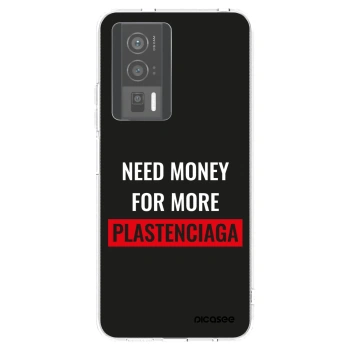 Picasee silikónový prehľadný obal pre Xiaomi Poco F5 Pro 5G - More PLASTENCIAGA