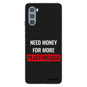 Picasee silikónový prehľadný obal pre Motorola Moto G62 - More PLASTENCIAGA