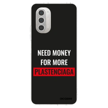 Picasee silikónový prehľadný obal pre Motorola Moto G51 - More PLASTENCIAGA