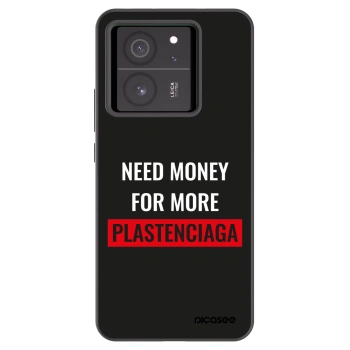 Picasee silikónový čierny obal pre Xiaomi 13T - More PLASTENCIAGA
