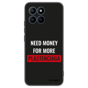 Picasee silikónový čierny obal pre Honor 70 Lite - More PLASTENCIAGA