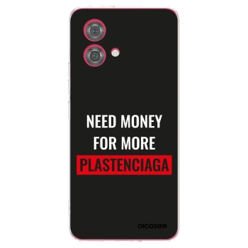 Picasee silikónový prehľadný obal pre Motorola Moto G84 5G - More PLASTENCIAGA