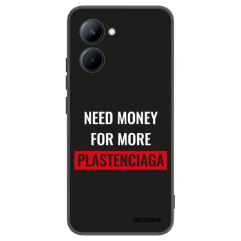 Picasee silikónový čierny obal pre Realme C33 (2023) - More PLASTENCIAGA