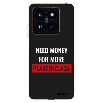 Picasee silikónový prehľadný obal pre Xiaomi 14 Pro - More PLASTENCIAGA