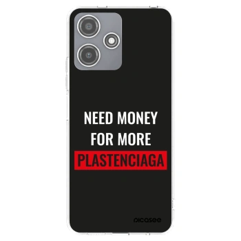 Picasee silikónový prehľadný obal pre Xiaomi Redmi 12 5G - More PLASTENCIAGA