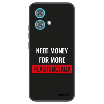 Picasee silikónový čierny obal pre Motorola Edge 40 Neo - More PLASTENCIAGA