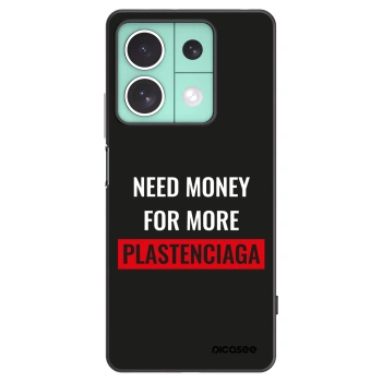 Picasee silikónový čierny obal pre Xiaomi Redmi Note 13 5G - More PLASTENCIAGA
