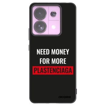 Picasee silikónový čierny obal pre Xiaomi Redmi Note 13 Pro 5G - More PLASTENCIAGA