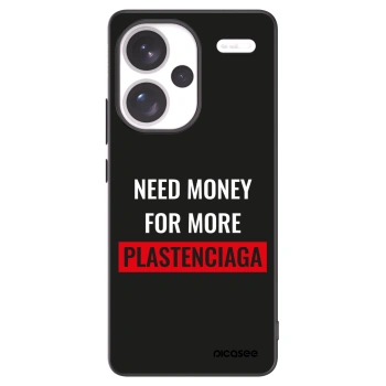 Picasee silikónový čierny obal pre Xiaomi Redmi Note 13 Pro+ 5G - More PLASTENCIAGA