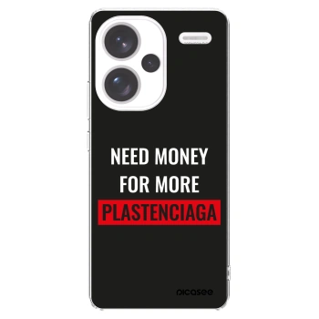 Picasee silikónový prehľadný obal pre Xiaomi Redmi Note 13 Pro+ 5G - More PLASTENCIAGA