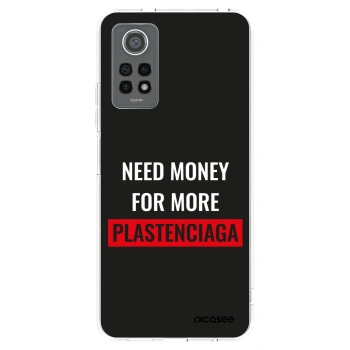 Picasee silikónový prehľadný obal pre Xiaomi Redmi Note 12 Pro 4G - More PLASTENCIAGA