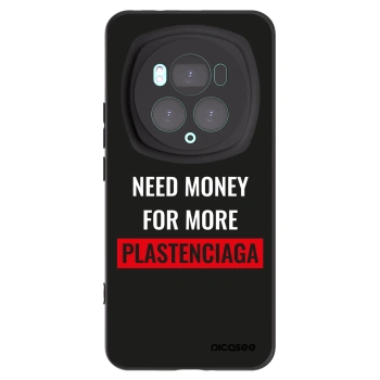 Picasee silikónový čierny obal pre Honor Magic6 Pro - More PLASTENCIAGA