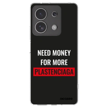 Picasee silikónový prehľadný obal pre Xiaomi Redmi Note 13 4G - More PLASTENCIAGA