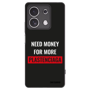 Picasee silikónový čierny obal pre Xiaomi Redmi Note 13 4G - More PLASTENCIAGA