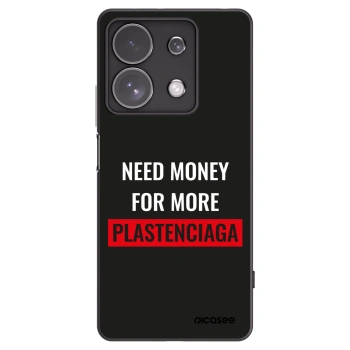Picasee silikónový čierny obal pre Xiaomi Redmi Note 13 Pro 4G - More PLASTENCIAGA