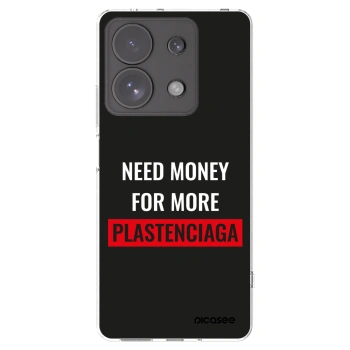 Picasee silikónový prehľadný obal pre Xiaomi Redmi Note 13 Pro 4G - More PLASTENCIAGA