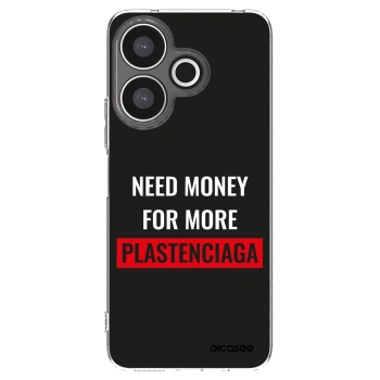 Picasee silikónový prehľadný obal pre Xiaomi Redmi 13 4G - More PLASTENCIAGA