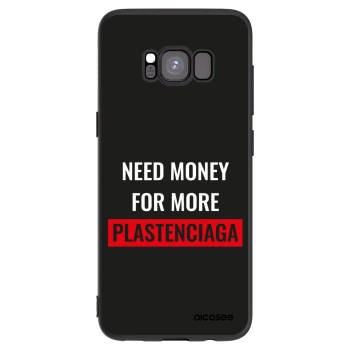 Picasee silikónový čierny obal pre Samsung Galaxy S8 G950F - More PLASTENCIAGA