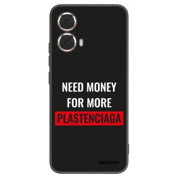 Picasee silikónový čierny obal pre Motorola Moto G85 - More PLASTENCIAGA