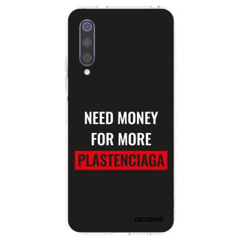 Picasee silikónový prehľadný obal pre Xiaomi Mi 9 - More PLASTENCIAGA