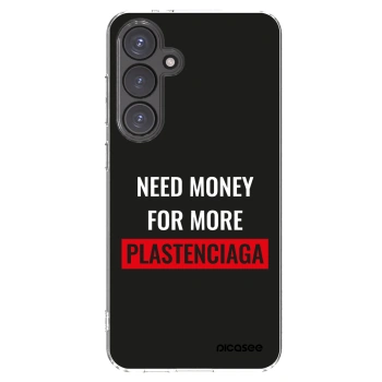Picasee silikónový prehľadný obal pre Samsung Galaxy S24 FE S721B - More PLASTENCIAGA
