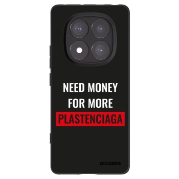 Picasee silikónový čierny obal pre Xiaomi Redmi Note 14 Pro+ 5G - More PLASTENCIAGA