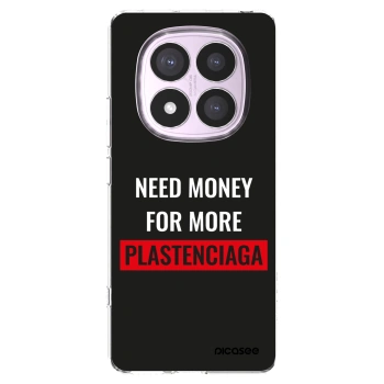 Picasee silikónový prehľadný obal pre Xiaomi Redmi Note 14 Pro 5G - More PLASTENCIAGA