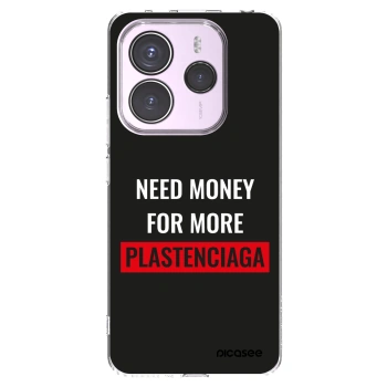 Picasee silikónový prehľadný obal pre Xiaomi Redmi Note 14 5G - More PLASTENCIAGA