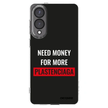 Picasee silikónový prehľadný obal pre Samsung Galaxy S25 Edge 5G - More PLASTENCIAGA