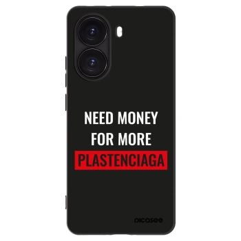 Picasee silikónový čierny obal pre Xiaomi Poco X7 Pro 5G - More PLASTENCIAGA