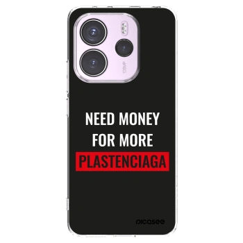 Picasee silikónový prehľadný obal pre Xiaomi Redmi Note 14 4G - More PLASTENCIAGA
