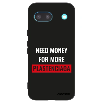 Picasee silikónový čierny obal pre Google Pixel 8a - More PLASTENCIAGA